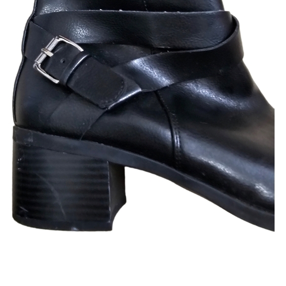 Anne Klein flex black block heeled bootie - Picture 6 of 16